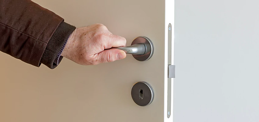 Restroom Locks Privacy Bolt Installation in Lombard